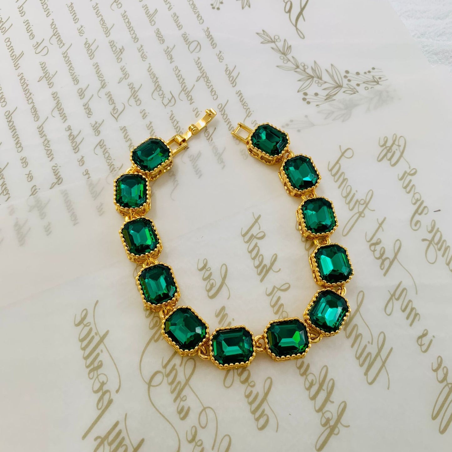 Real Gold Simple Elegant Color Retaining Craft Bracelet