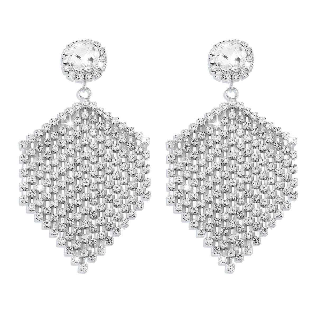 Claw Chain Waterfall Tassel Earrings Baroque Fashion