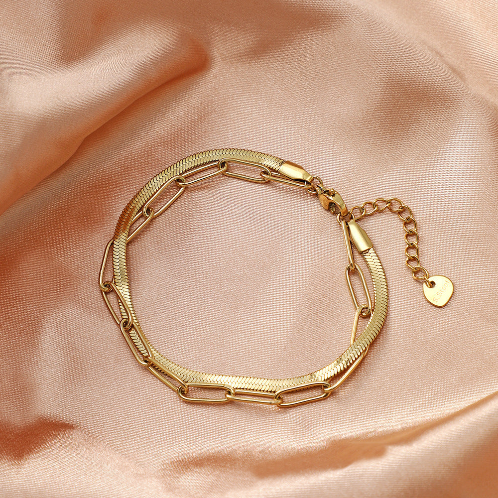 European And American Stainless Steel Bracelet