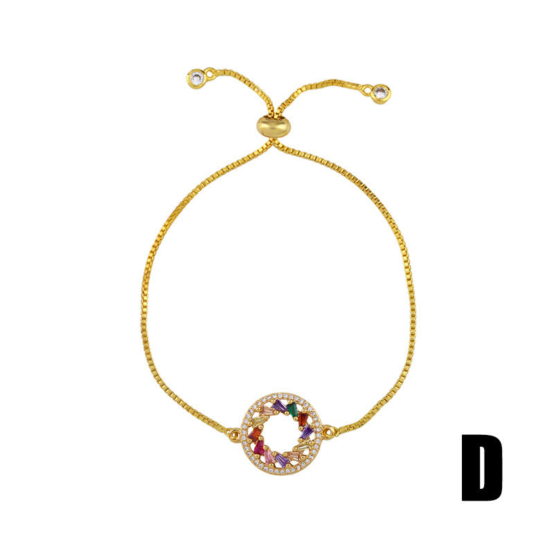 Fashion colorful zircon bracelet