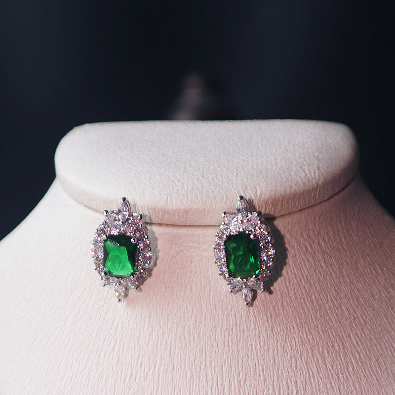 Dark Green Necklace Set