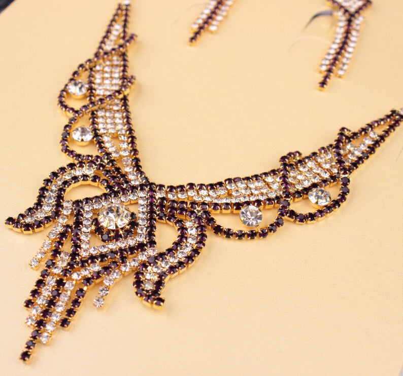 Beautiful butterfly necklace Set Bridal Jewelry