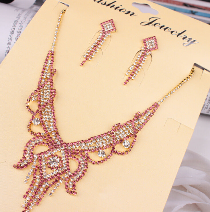 Beautiful butterfly necklace Set Bridal Jewelry