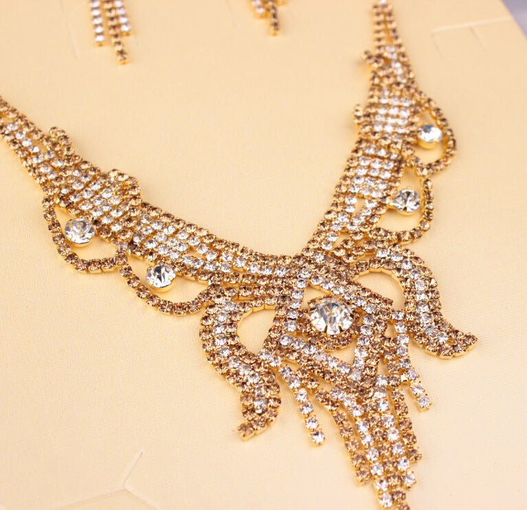 Beautiful butterfly necklace Set Bridal Jewelry