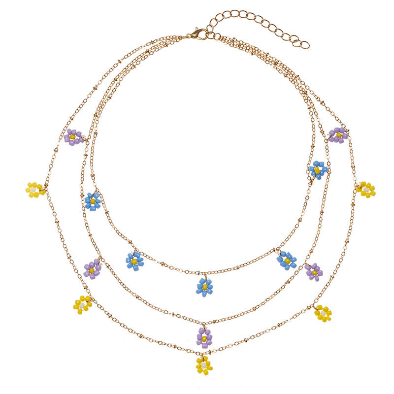 Creative Dopamine Bead Necklace Simple Fashion