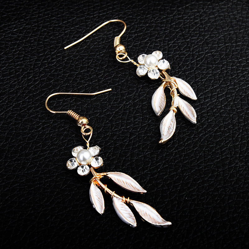 Bridal jewelry three-piece alloy plating jewelry set