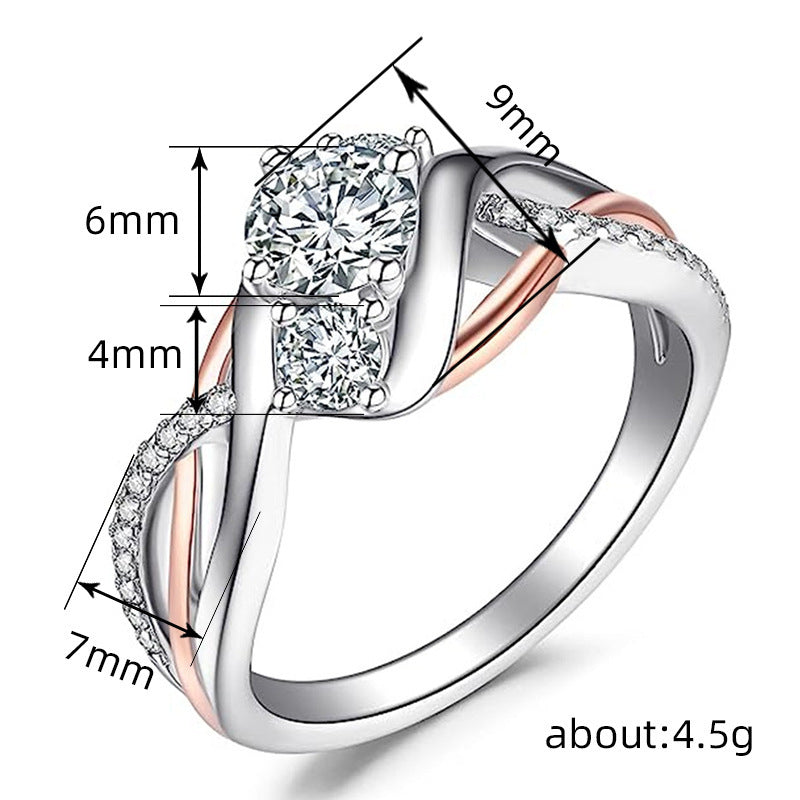 Zircon Shiny Ring For Women