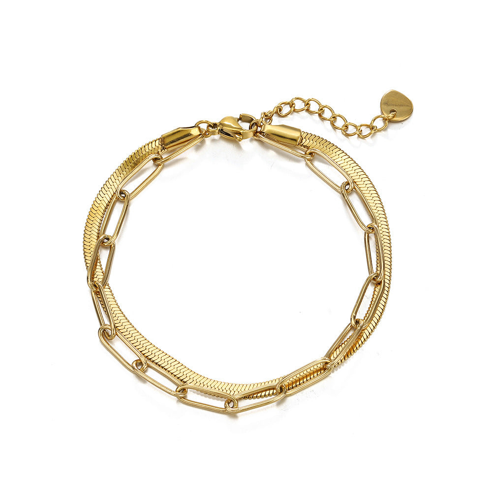 European And American Stainless Steel Bracelet