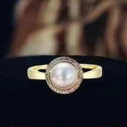 Pearl Necklace and Ear Studs