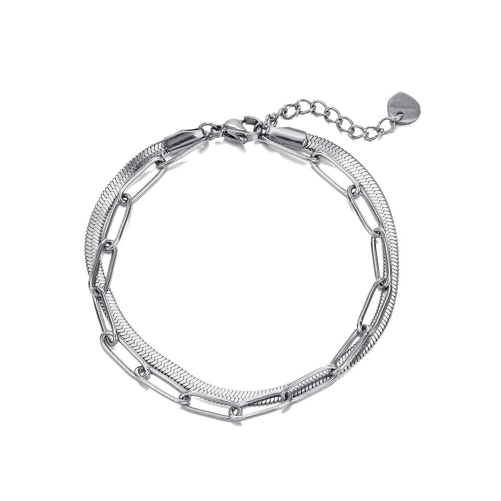 European And American Stainless Steel Bracelet