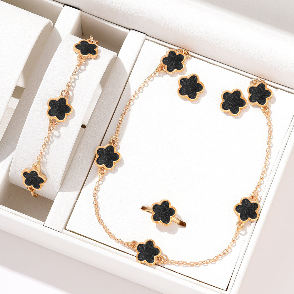 Lucky Flower Jewelry Set