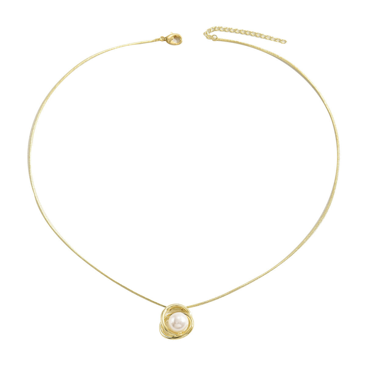 Sweet Women's Necklace Niche String Pearl