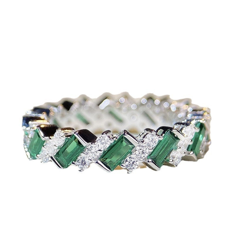 Fashion Geometric Zircon Ring