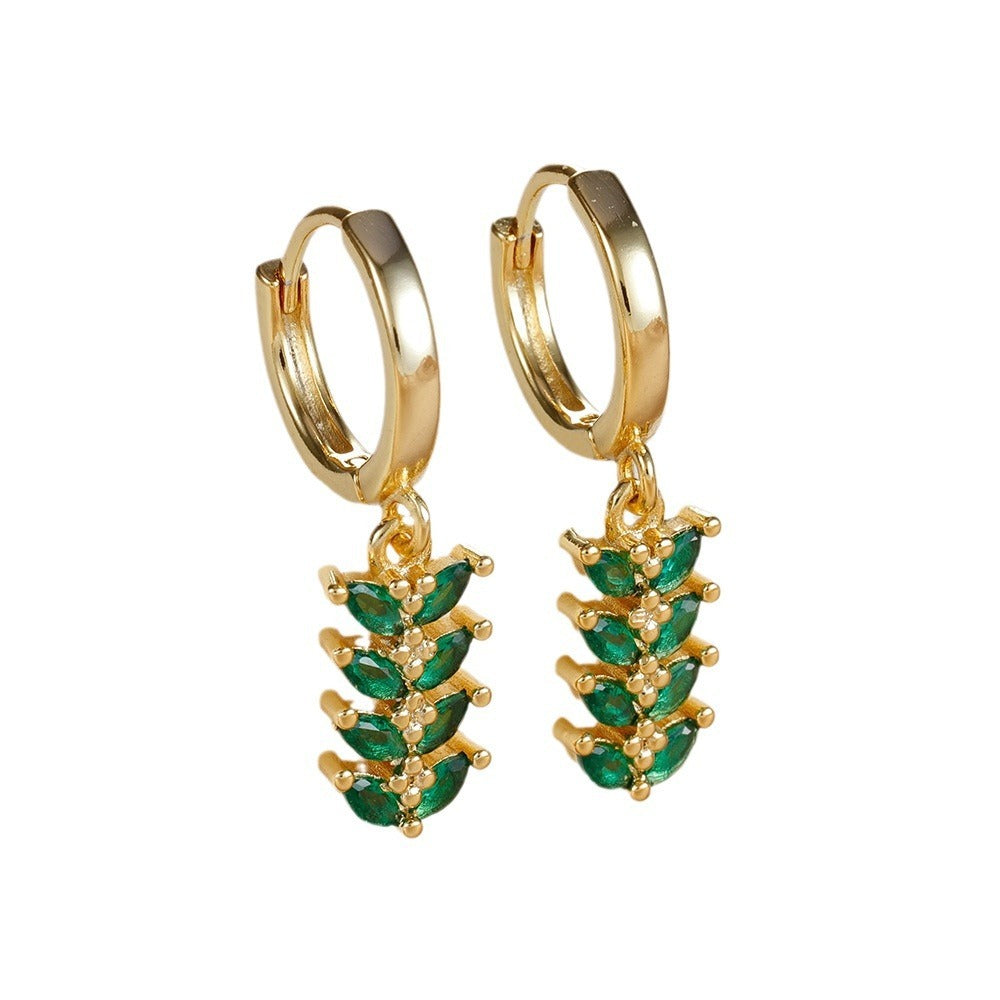 Fashion Creative Leaf-shaped Earrings