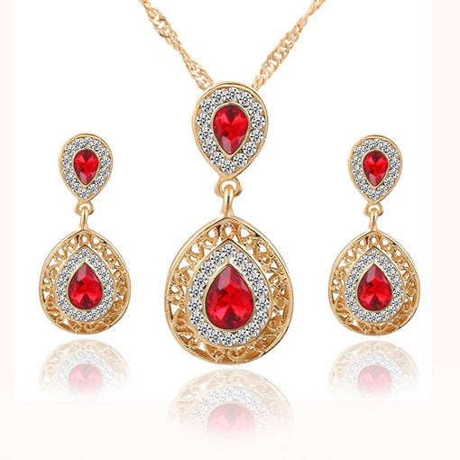 Earring and Necklace Set Combination