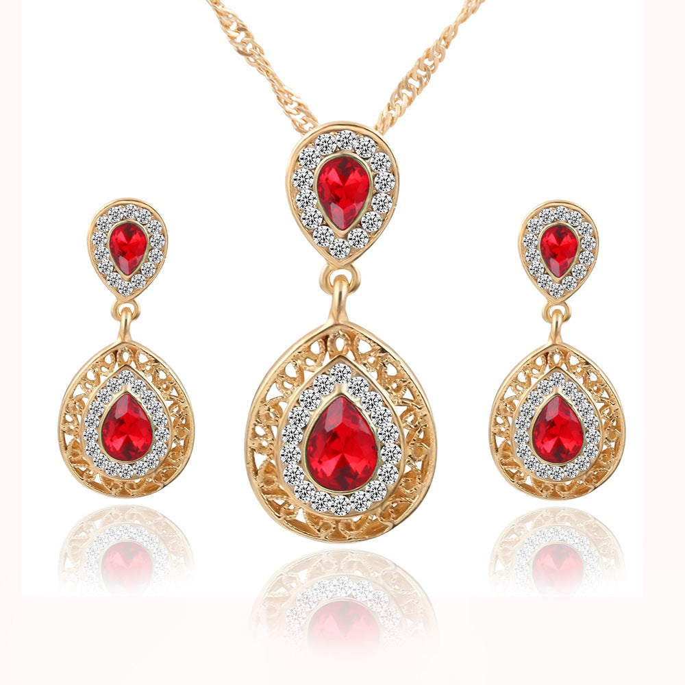 Earring and Necklace Set Combination