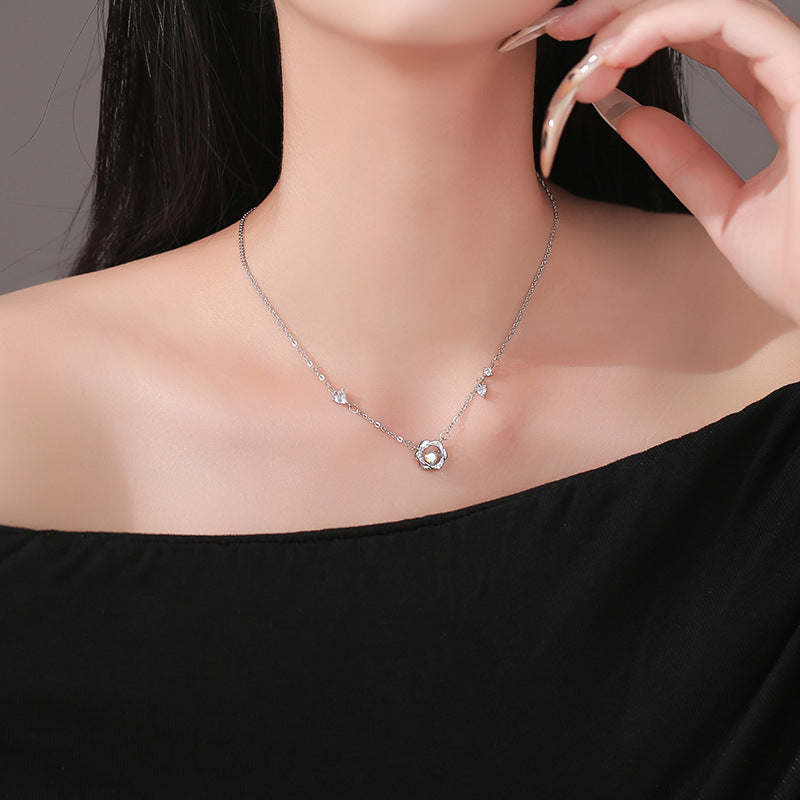 Design Six-pointed Star Smart Heart Necklace