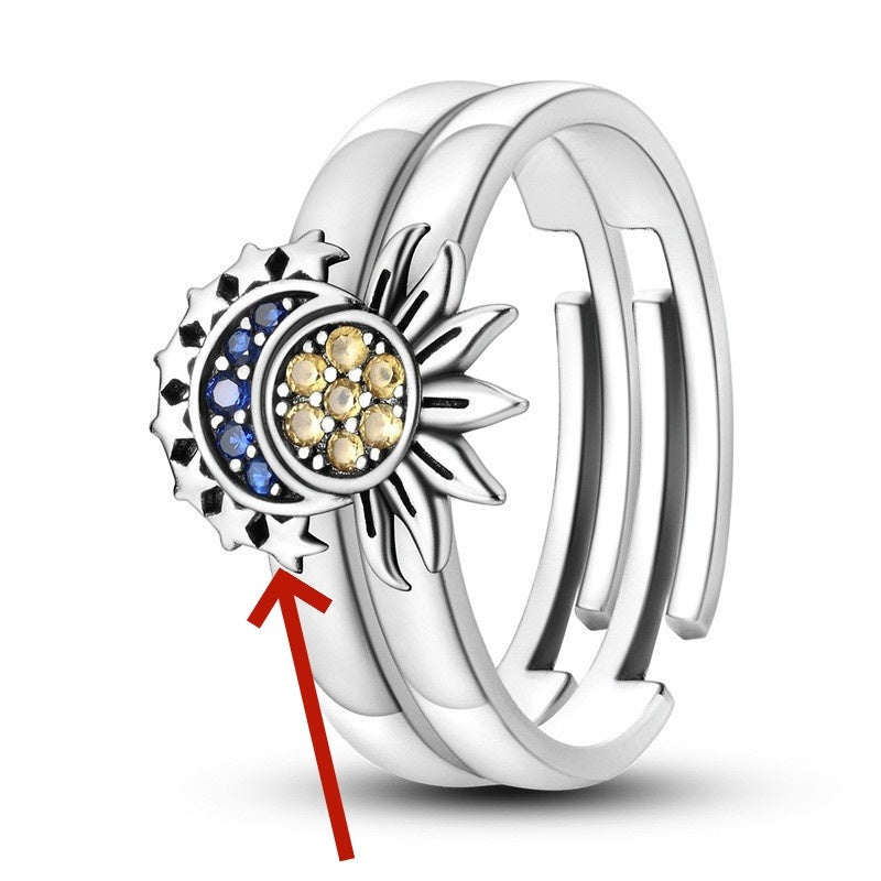 Fashion Sun Moon Tonghui Rings