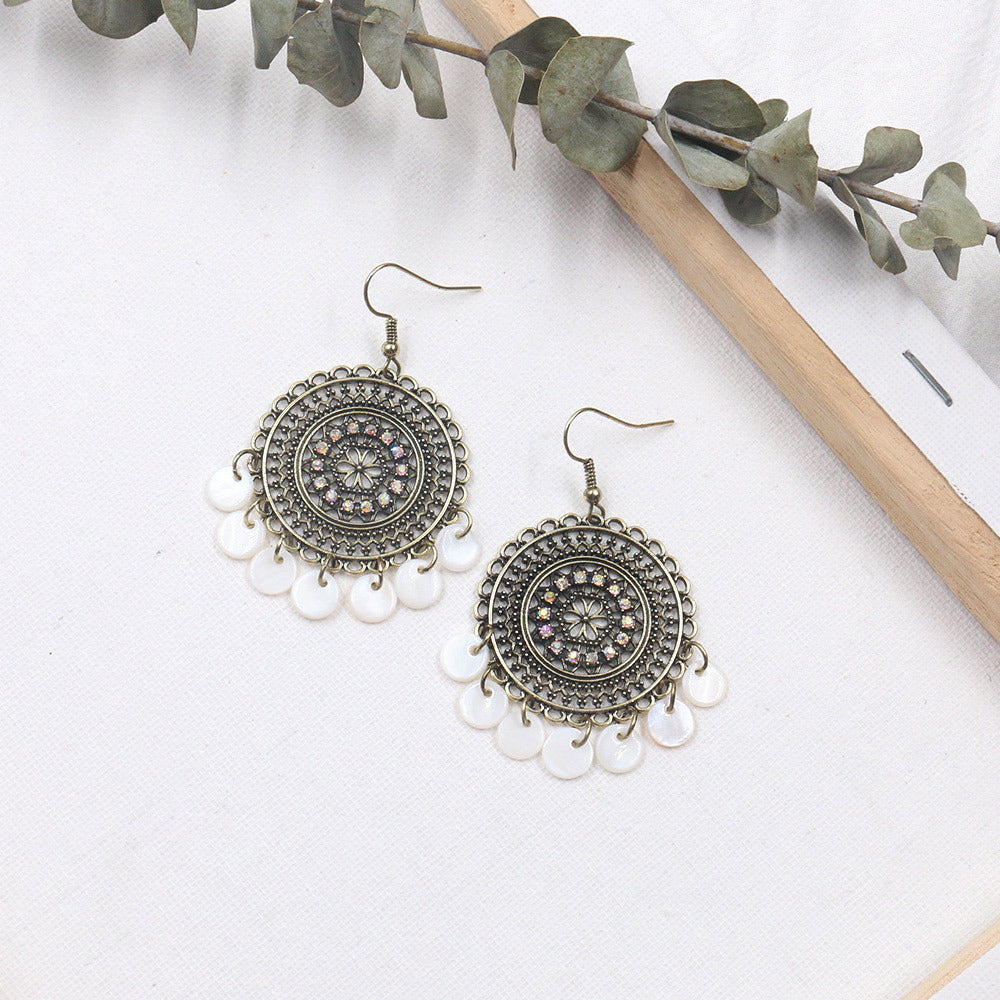 Women's Hollow Flower Earrings