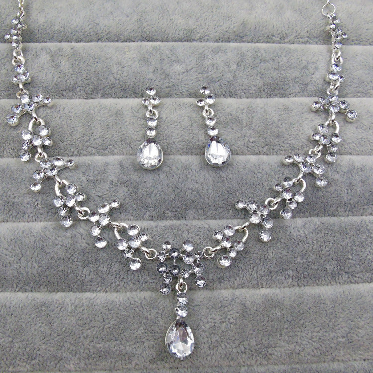 United States foreign trade new bride wedding jewelry set