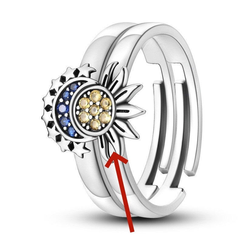 Fashion Sun Moon Tonghui Rings