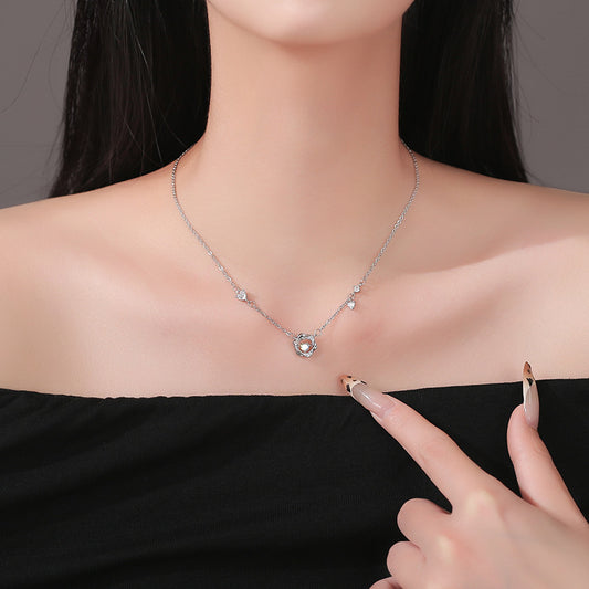 Design Six-pointed Star Smart Heart Necklace