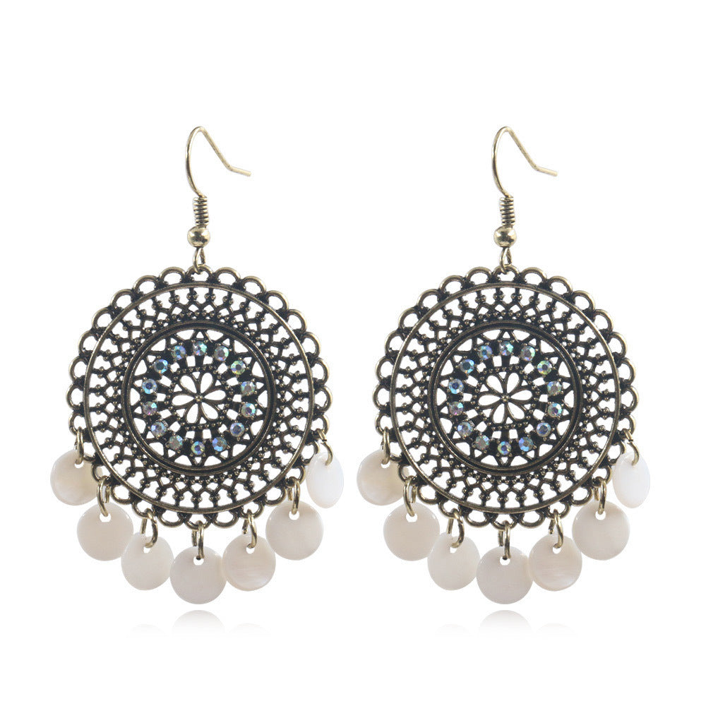 Women's Hollow Flower Earrings