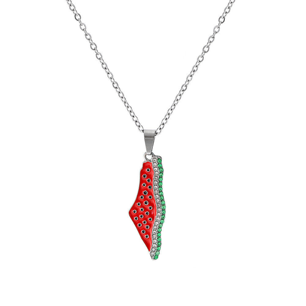 Fashion Personality Watermelon Necklace