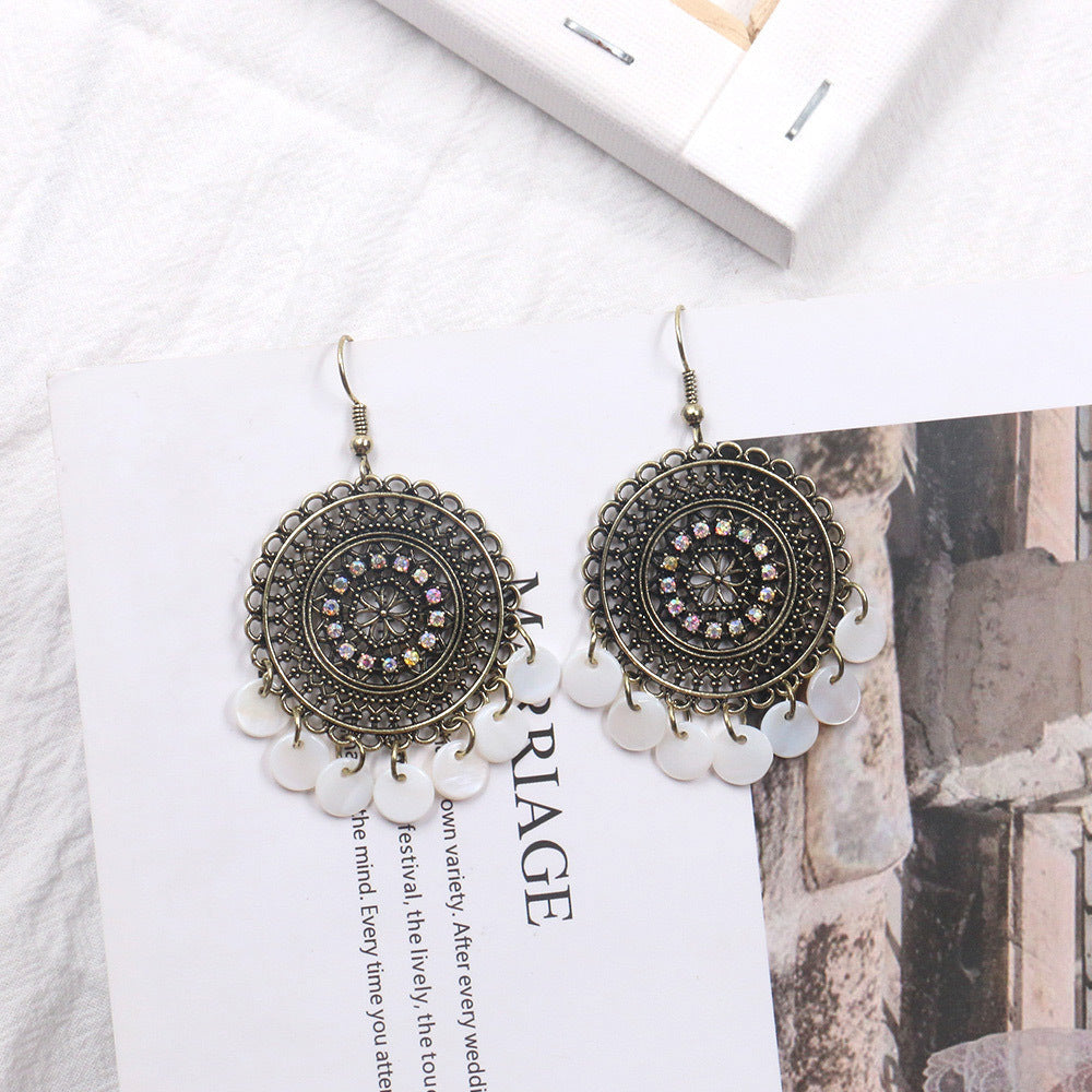 Women's Hollow Flower Earrings