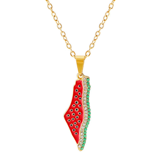 Fashion Personality Watermelon Necklace