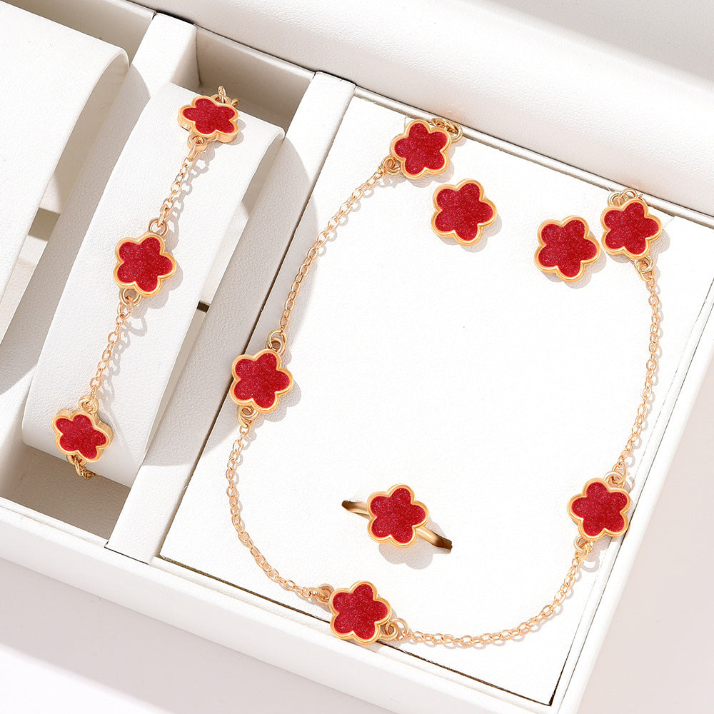 Lucky Flower Jewelry Set