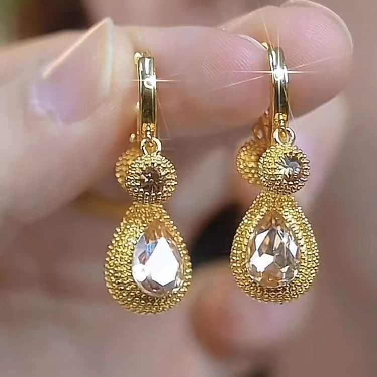 Opal Fishtail Pearl Tassel Earrings