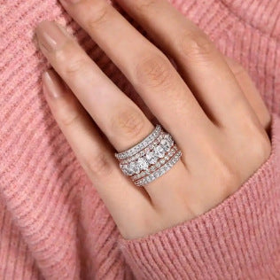 Fashion Main Stone Simple Ring