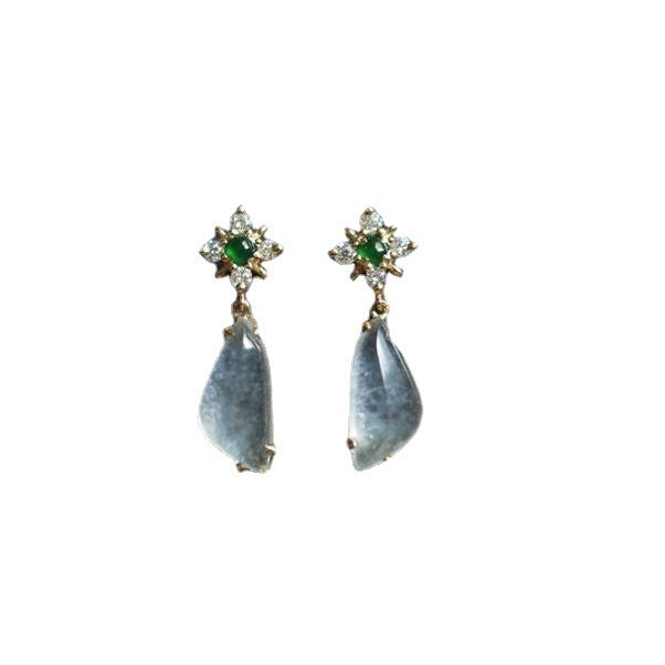 Women's Faux Chalcedony Stud Earrings